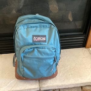Turquoise 4 pocket backpack